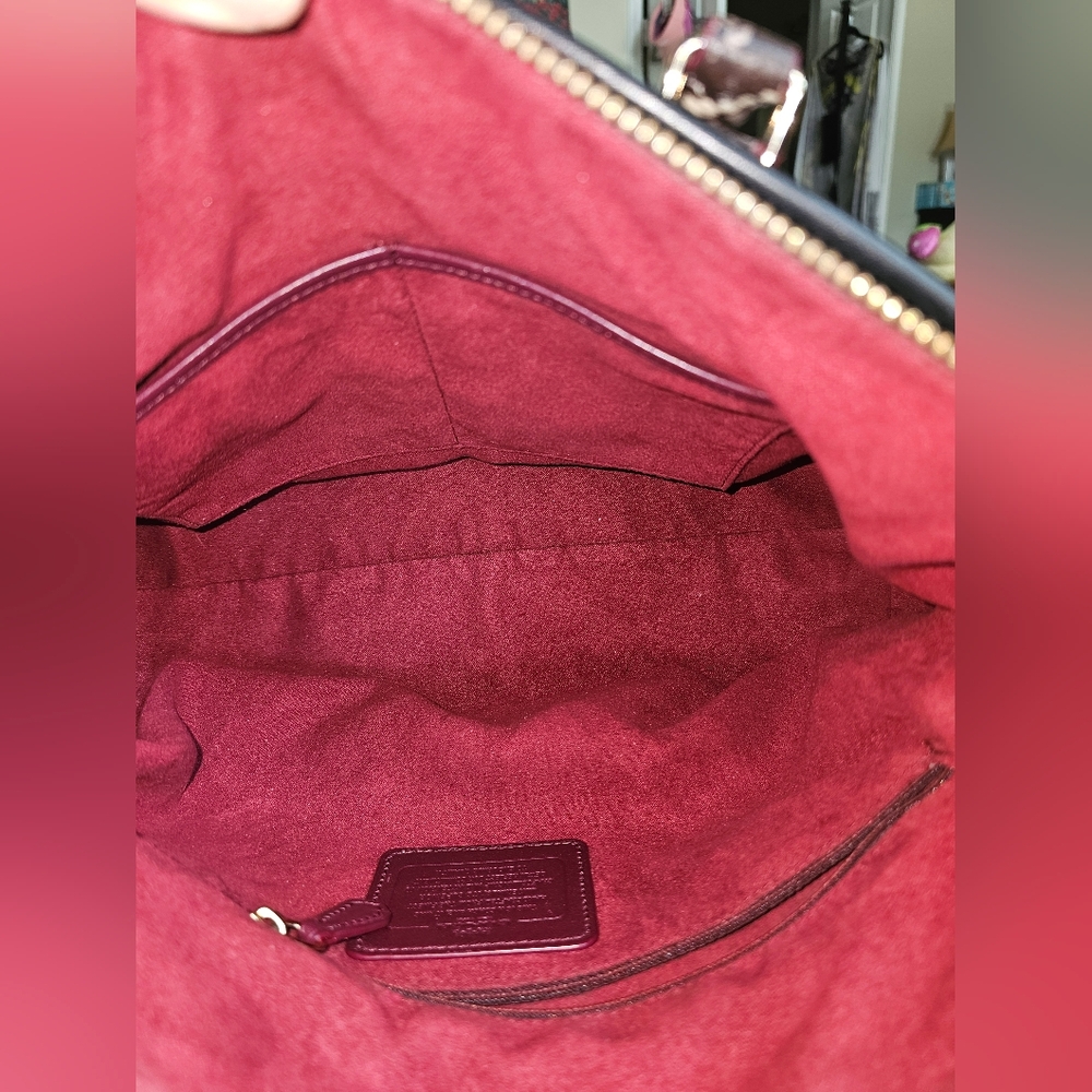 Coach Morgan Signature Satchel Bag - Picture 7 of 7